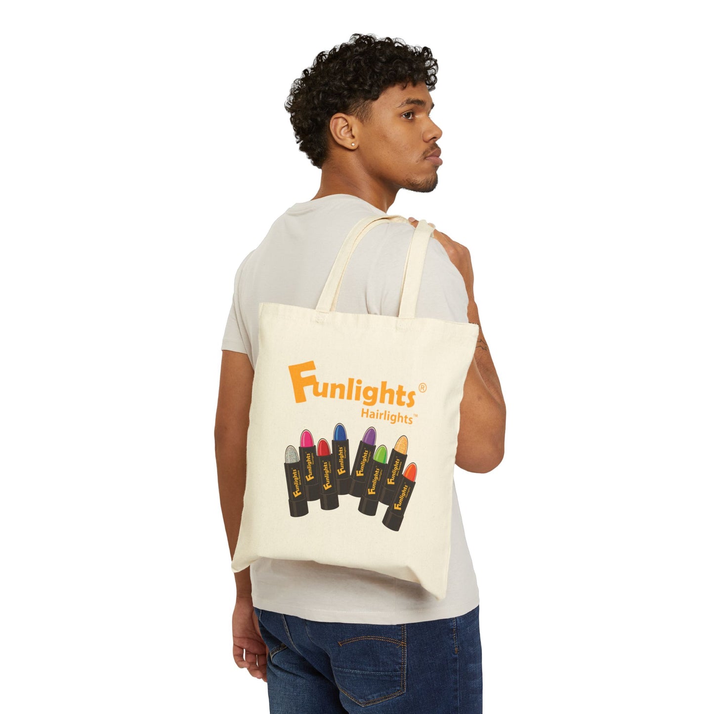 Funlights® Cotton Canvas Tote Bag