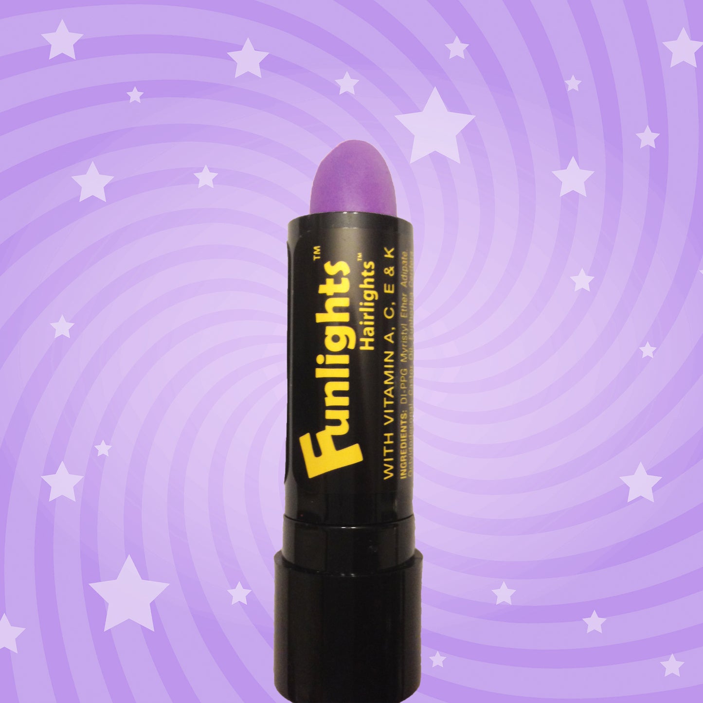 Funlights® Hairlights™ Mini-Pack: Pink, Blue & Purple Color Sticks w/ Gold Sparkle